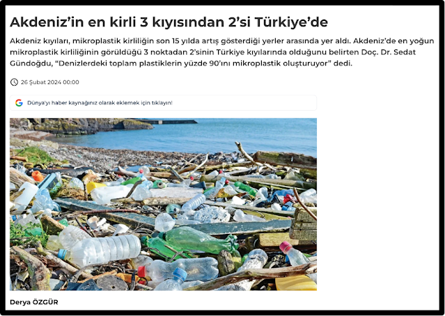 deniz kirliliği